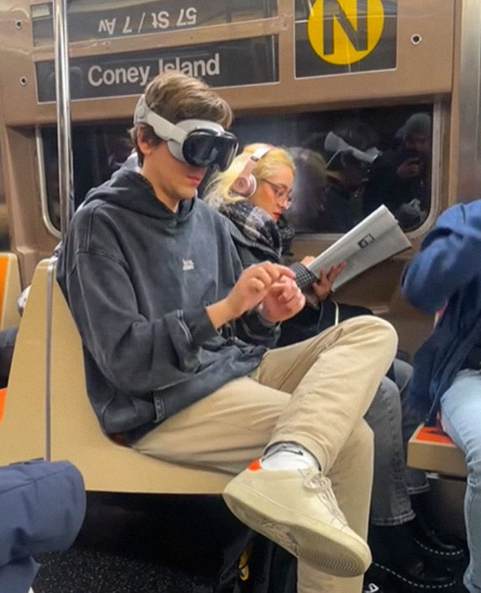 People Have Started Spotting Apple Vision Pro In The Wild—And It’s Scary