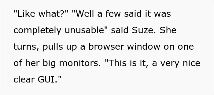 Team Manager Takes Designer's Big Monitors Away To Show How Real Users See Her Designs Team Manager Takes Designer's Big Monitors Away To Show How Real Users See Her Designs