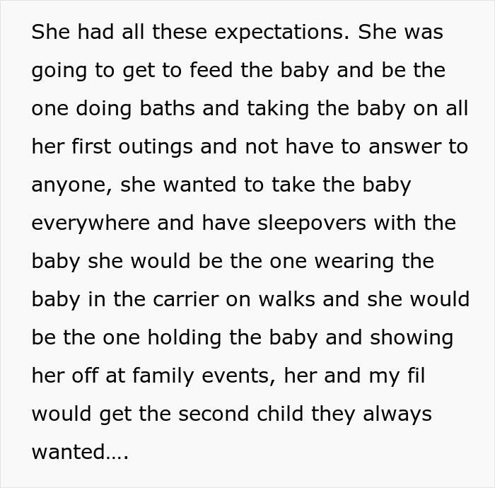 Woman Dumbfounded After Realizing MIL Thinks Her New Baby Is For Her
