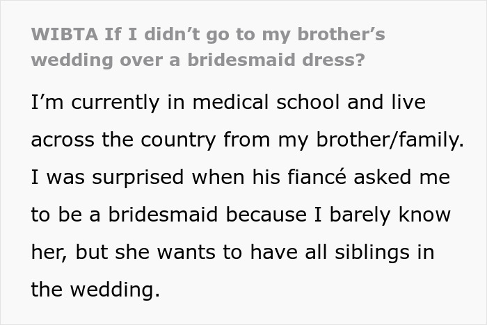 Woman Suspects Bride Is Trying To Push Her Out Of Her Brother’s Wedding, Has A Plan To Outsmart Her