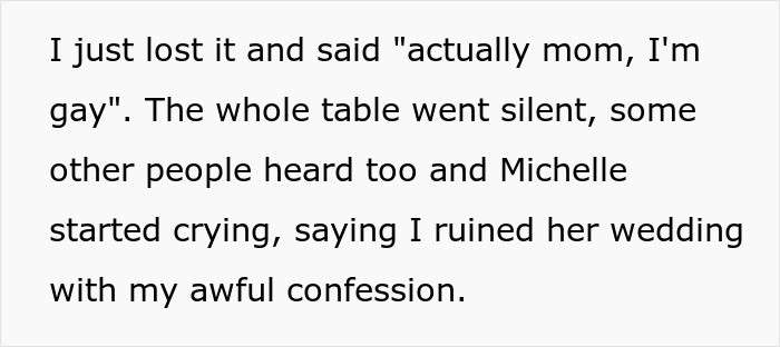 “He Needs To Be With A Woman”: Man ‘Ruins’ Wedding After Family Pushes Him To Come Out As Gay “He Needs To Be With A Woman”: Man ‘Ruins’ Wedding After Family Pushes Him To Come Out As Gay