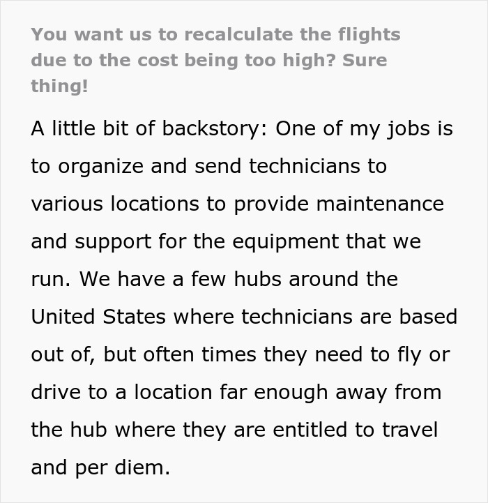 Company Thinks $35k For A Business Trip Is Absurd, Ends Up Paying Even More Company Thinks $35k For A Business Trip Is Absurd, Ends Up Paying Even More