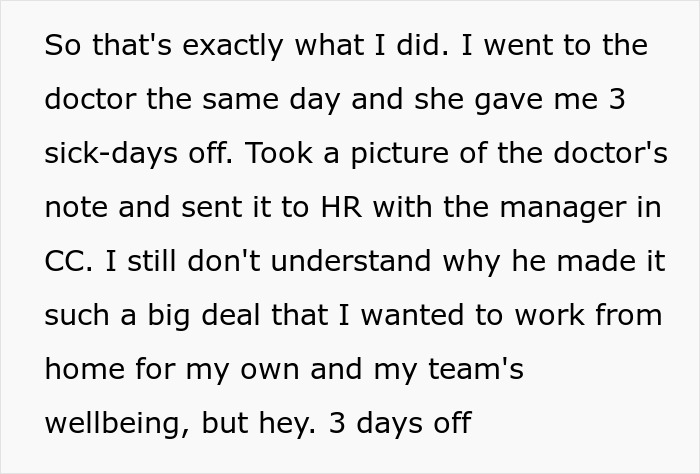 Manager Tells Sick Employee To Come To The Office Unless They Have A Doctor's Note, Regrets It