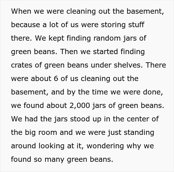 Grandpa Dutifully Hid Grandma’s Homemade Green Beans Till They Were Posthumously Found By Grandkids Grandpa Dutifully Hid Grandma’s Homemade Green Beans Till They Were Posthumously Found By Grandkids