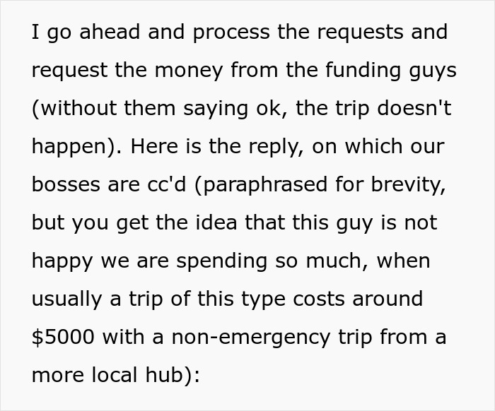 Company Thinks $35k For A Business Trip Is Absurd, Ends Up Paying Even More Company Thinks $35k For A Business Trip Is Absurd, Ends Up Paying Even More