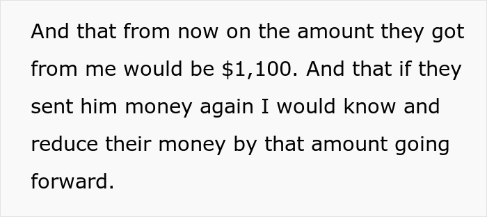 Parents Upset Daughter Cut Their Allowance By $200, The Amount They Kept Transferring To Her Brother Parents Upset Daughter Cut Their Allowance By $200, The Amount They Kept Transferring To Her Brother