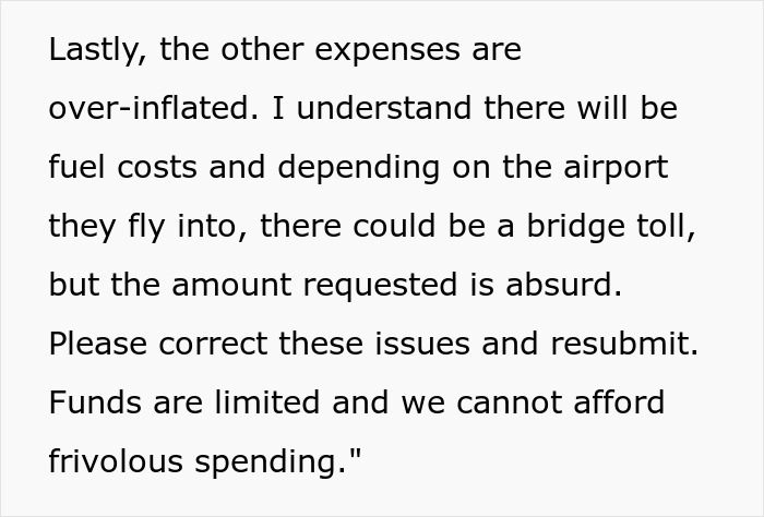 Company Thinks $35k For A Business Trip Is Absurd, Ends Up Paying Even More Company Thinks $35k For A Business Trip Is Absurd, Ends Up Paying Even More