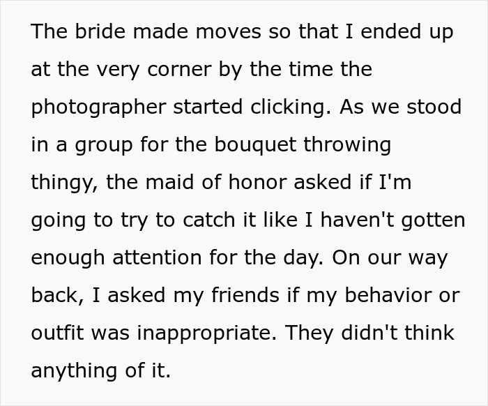 Wedding Guest Gets Bashed By The Bride For Allegedly Trying To 'Upstage' Her With Her Outfit Wedding Guest Gets Bashed By The Bride For Allegedly Trying To 'Upstage' Her With Her Outfit