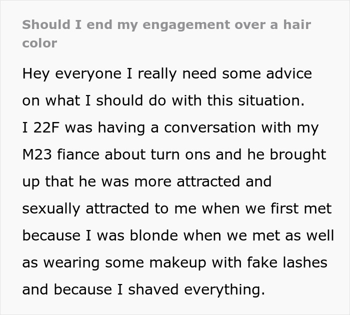 Woman Thinks About Calling Off Her Wedding After Fiancé Says He Wants Her To Be ‘Trophy Wife’ Woman Thinks About Calling Off Her Wedding After Fiancé Says He Wants Her To Be ‘Trophy Wife’