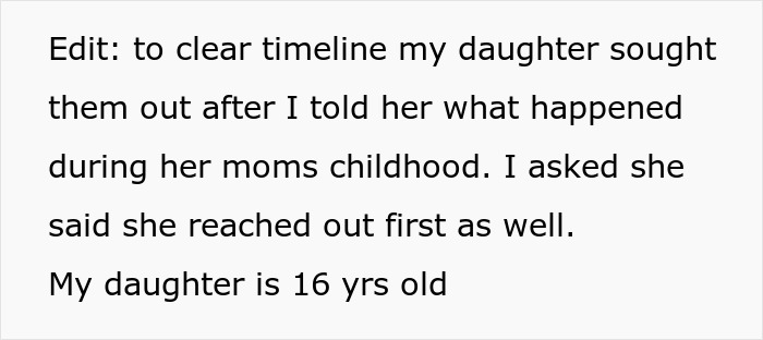 Dad Explains To His 16YO That Her Grandparents Abused Her Mom, She Invites Them Over To Her Birthday Dad Explains To His 16YO That Her Grandparents Abused Her Mom, She Invites Them Over To Her Birthday