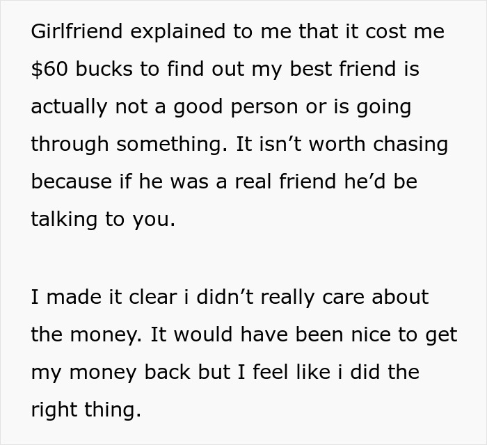 Guy Blocks Best Friend Of 15 Years Over $60 Concert Mishap: “He Was Sorry” Guy Blocks Best Friend Of 15 Years Over $60 Concert Mishap: “He Was Sorry”