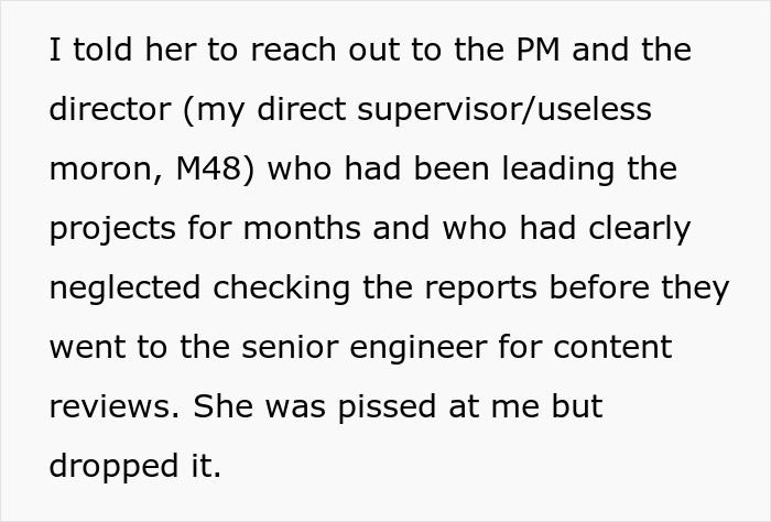 Woman Resigns After Being Removed From A Project, Watches Company Crumble Down At Her New Job Woman Resigns After Being Removed From A Project, Watches Company Crumble Down At Her New Job