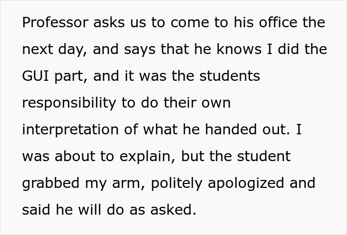 Professor Demands Blind Student To Give An Interpretation Of An Image, They Maliciously Comply Professor Demands Blind Student To Give An Interpretation Of An Image, They Maliciously Comply