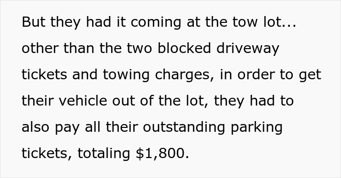 One Blocked Driveway Sets Off A Domino Effect, Leading To Thousands In Fines One Blocked Driveway Sets Off A Domino Effect, Leading To Thousands In Fines