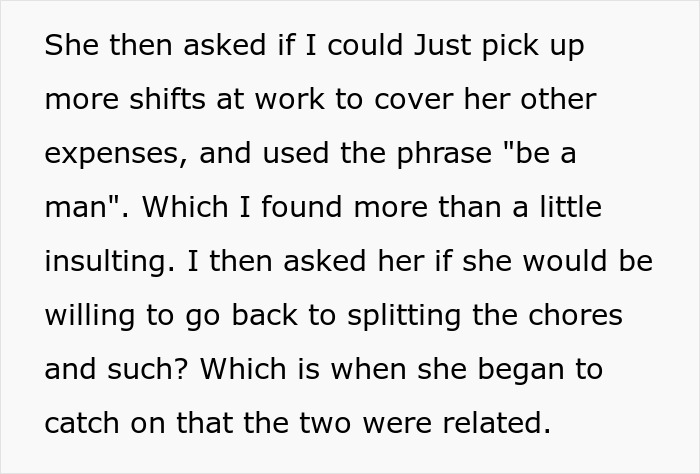 Husband Tries To Figure Out Why His Wife Is Pressuring Him To Take On More Chores, Tragedy Ensues Husband Tries To Figure Out Why His Wife Is Pressuring Him To Take On More Chores, Tragedy Ensues