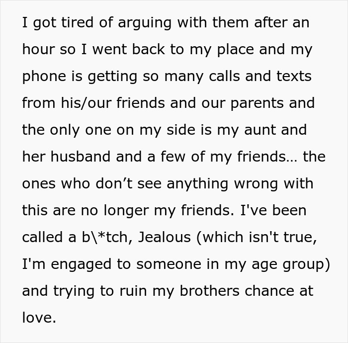 Woman Is Disgusted By Her 25 Y.O. Brother Dating A 16 Y.O., Decides To Uncover Their Secret