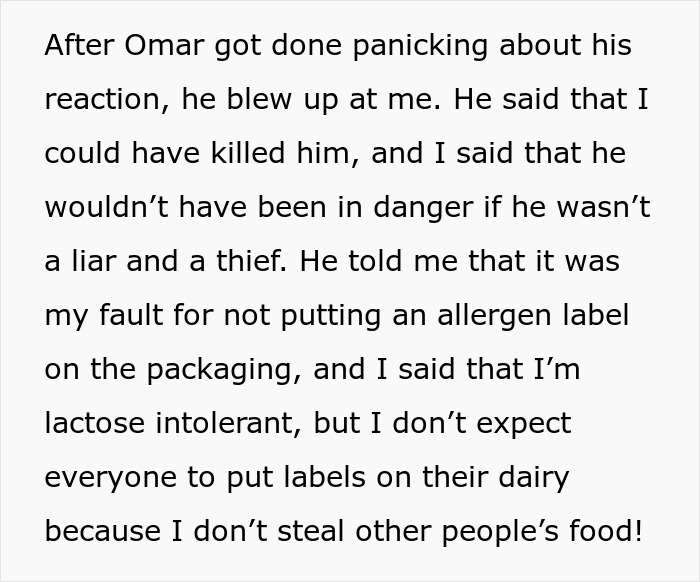 Woman Faces Backlash At Work After A Food Thief With A Severe Allergy Steals Her Lunch Woman Faces Backlash At Work After A Food Thief With A Severe Allergy Steals Her Lunch