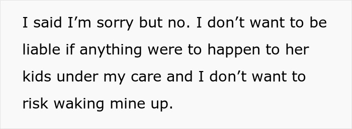 "They Call Me Evil And Rude": Couple Asks Neighbor To Take Kids At 3am, Are Shocked To Be Told ‘No’ "They Call Me Evil And Rude": Couple Asks Neighbor To Take Kids At 3am, Are Shocked To Be Told ‘No’