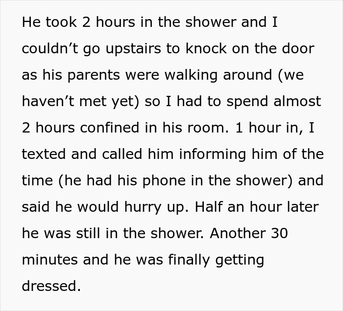 Guy Wastes 2 Hours Of Girlfriend’s Day With “Me Time” In The Shower, She Returns The Favor