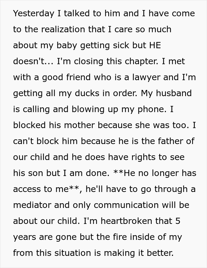 "MIL Ignored My Wishes And Got My 3-Week-Old Sick And Now I'm Leaving My Husband"