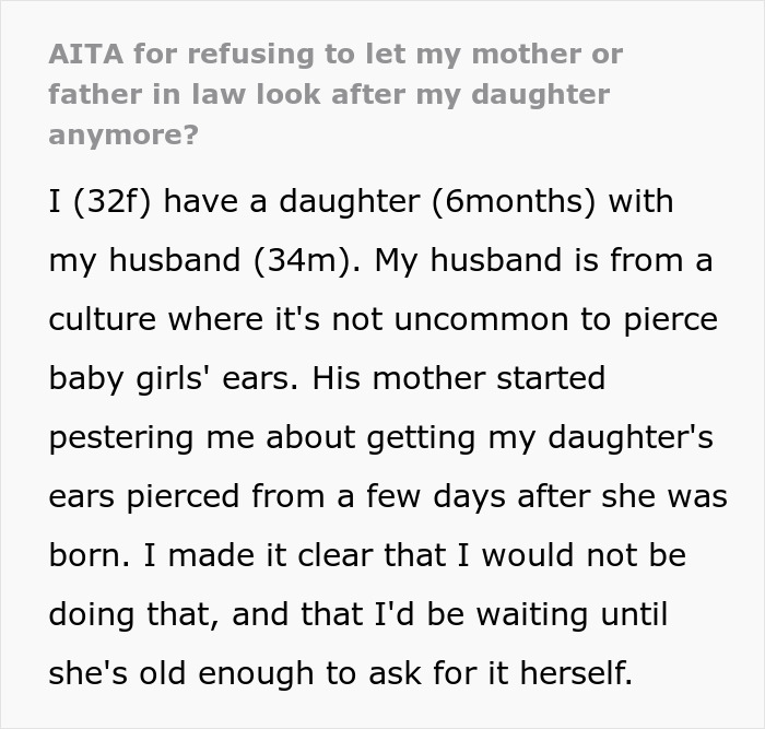6-Month-Old Baby Taken To Doctor After Her Grandma Secretly Pierced Her Ears 6-Month-Old Baby Taken To Doctor After Her Grandma Secretly Pierced Her Ears