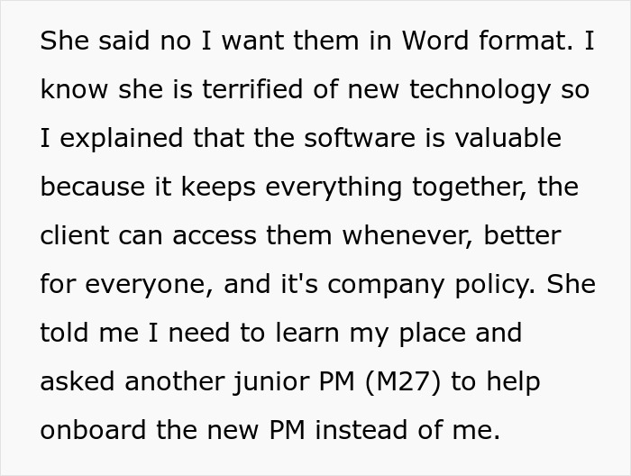 Woman Resigns After Being Removed From A Project, Watches Company Crumble Down At Her New Job Woman Resigns After Being Removed From A Project, Watches Company Crumble Down At Her New Job