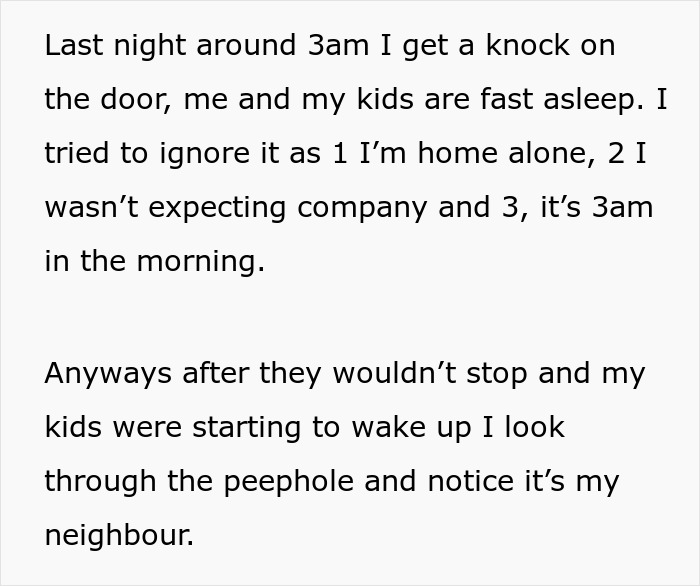 "They Call Me Evil And Rude": Couple Asks Neighbor To Take Kids At 3am, Are Shocked To Be Told ‘No’ "They Call Me Evil And Rude": Couple Asks Neighbor To Take Kids At 3am, Are Shocked To Be Told ‘No’
