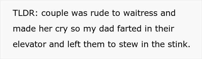 Mean Couple Makes A Waitress Cry, This Dad Makes His Daughter Cry From Laughter With His Revenge Mean Couple Makes A Waitress Cry, This Dad Makes His Daughter Cry From Laughter With His Revenge