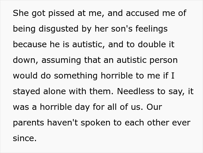 Woman Is Incredibly Enraged After 18 Y.O. Girl Refuses To Sleep Over With Her Son Of Same Age Woman Is Incredibly Enraged After 18 Y.O. Girl Refuses To Sleep Over With Her Son Of Same Age