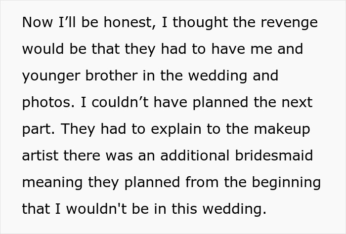 Woman Suspects Bride Is Trying To Push Her Out Of Her Brother’s Wedding, Has A Plan To Outsmart Her