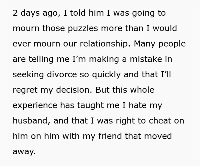“A Waste Of A Pretty Face”: Woman Divorces Husband Of 6 Years Over A Puzzle
