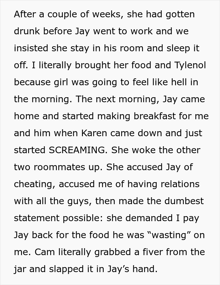 Roommate’s GF Wants The Only Woman In The Household Out, Gets Herself Dumped Instead Roommate’s GF Wants The Only Woman In The Household Out, Gets Herself Dumped Instead