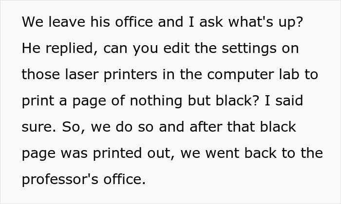 Professor Demands Blind Student To Give An Interpretation Of An Image, They Maliciously Comply Professor Demands Blind Student To Give An Interpretation Of An Image, They Maliciously Comply