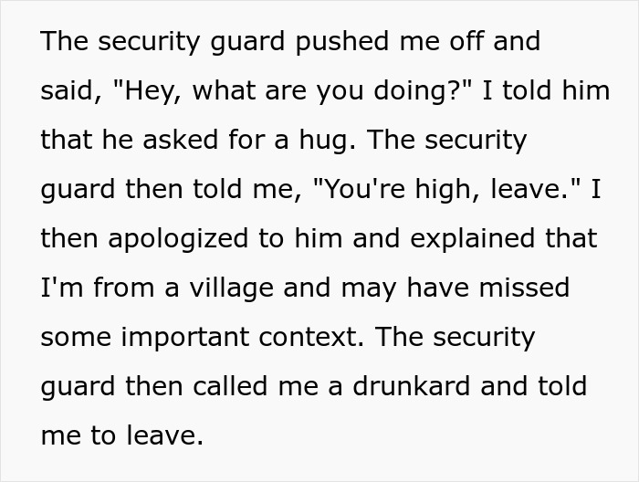 Guest Misses Friend's Wedding Due To A Hilariously Embarrassing Interaction With A Security Guard Guest Misses Friend's Wedding Due To A Hilariously Embarrassing Interaction With A Security Guard