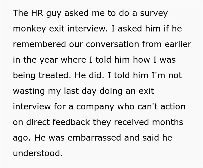 Woman Resigns After Being Removed From A Project, Watches Company Crumble Down At Her New Job Woman Resigns After Being Removed From A Project, Watches Company Crumble Down At Her New Job