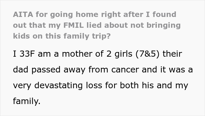 Woman Cancels Her Ticket And Leaves Family Vacation After Learning MIL Excluded Her Kids Only Woman Cancels Her Ticket And Leaves Family Vacation After Learning MIL Excluded Her Kids Only