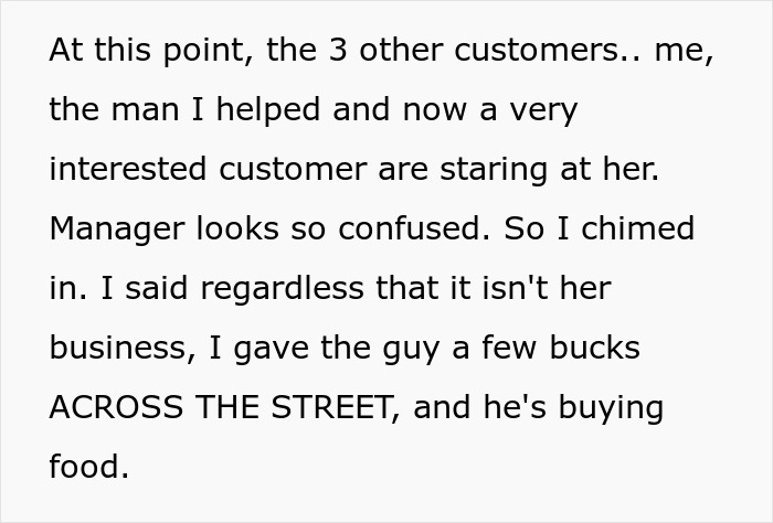 “I Need Police Here”: Karen Throws A Fit Over Homeless Man Buying Food, Gets Taught A Lesson “I Need Police Here”: Karen Throws A Fit Over Homeless Man Buying Food, Gets Taught A Lesson