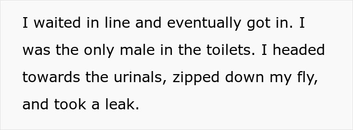 Man At Concert Uses Urinal Despite Women Being In The Bathroom, Is Lost When He’s Called A Pervert
