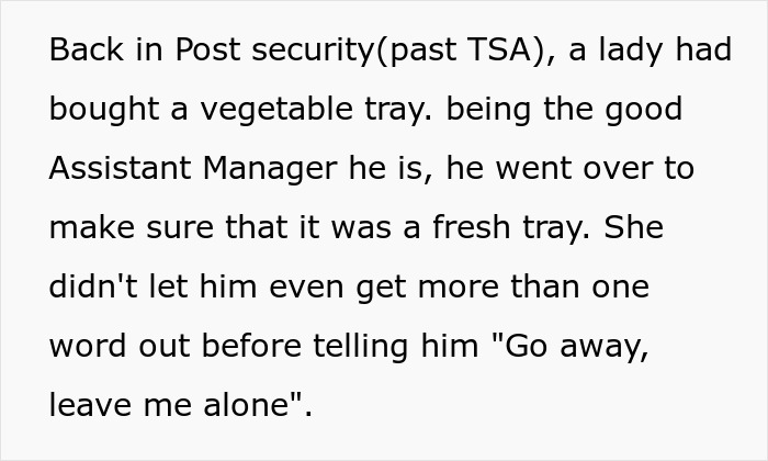 “You Can Just Eat It, Then”: Karen Eats Moldy Veggies After Refusing To Acknowledge A Worker “You Can Just Eat It, Then”: Karen Eats Moldy Veggies After Refusing To Acknowledge A Worker