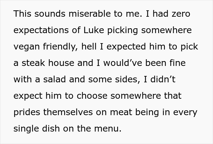 Vegan Wants To Pay For Friend’s Entire Bday Dinner, He Picks A Place That Makes Fun Of Vegans