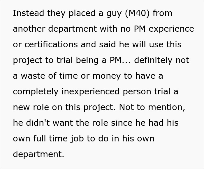 Woman Resigns After Being Removed From A Project, Watches Company Crumble Down At Her New Job Woman Resigns After Being Removed From A Project, Watches Company Crumble Down At Her New Job