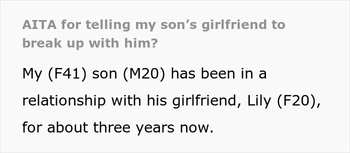 Woman Breaks Up With BF Of 3 Years After His Mom Tells Her He’s Not Gonna Change, Drama Ensues Woman Breaks Up With BF Of 3 Years After His Mom Tells Her He’s Not Gonna Change, Drama Ensues