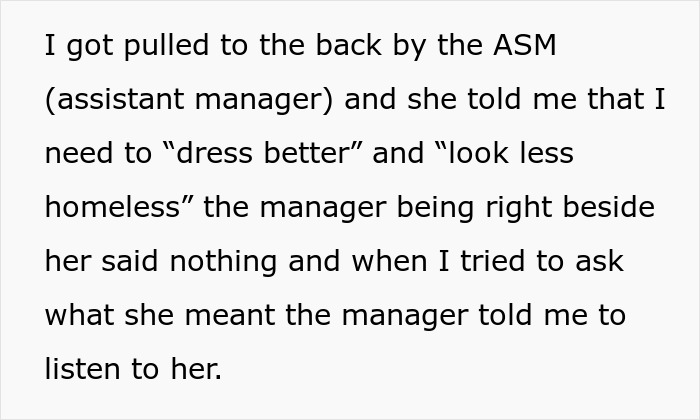 Woman Gets Told Off For Looking Like A Homeless Person At Work, She Comes Back In A Dress And Pearls Woman Gets Told Off For Looking Like A Homeless Person At Work, She Comes Back In A Dress And Pearls