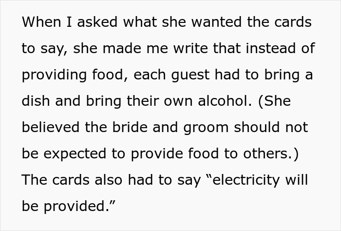 Woman Shares Bride-From-Hell’s Wedding Invitations That Made Her Bail On The Event Altogether Woman Shares Bride-From-Hell’s Wedding Invitations That Made Her Bail On The Event Altogether