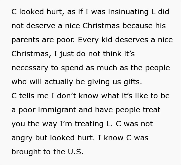 “AITA For Not Gifting My Nephew As Nice A Gift As His Cousin’s Because His Parents Are Poor?”