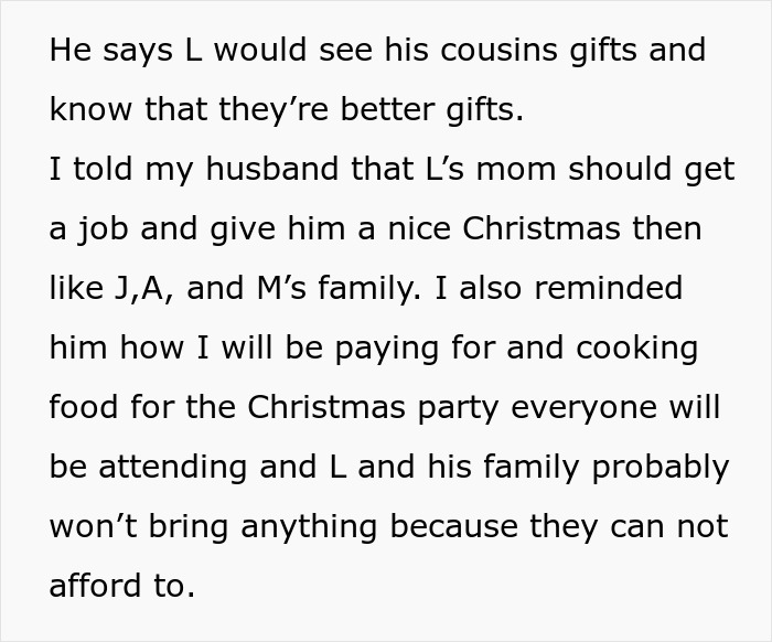 “Textbook Evil”: Woman Can’t Understand Why Getting A Cheaper Gift For A Poor Nephew Is Mean
