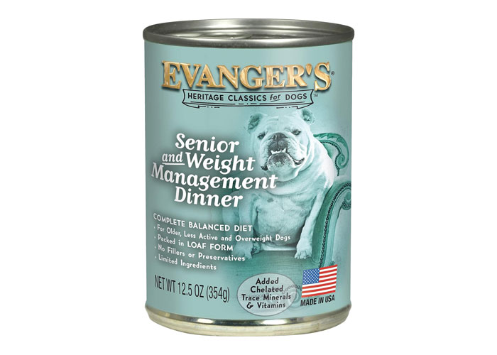 Evanger's Classic Recipes Senior & Weight Management Dinner dog food Evanger's Classic Recipes Senior & Weight Management Dinner dog food