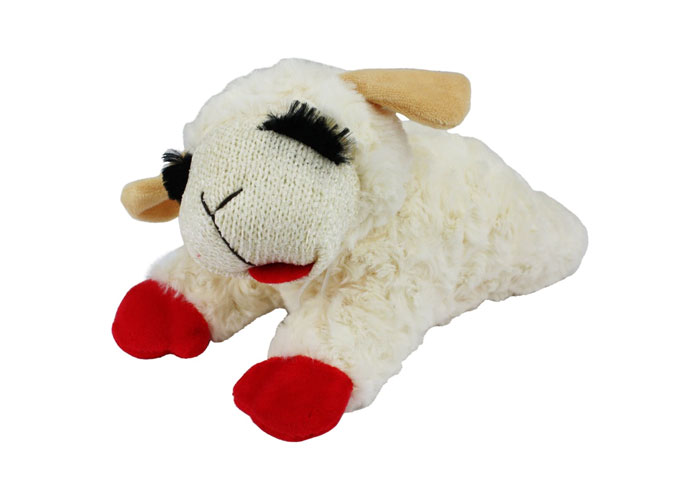 Lamb Chop Squeaky Plush Dog Toy