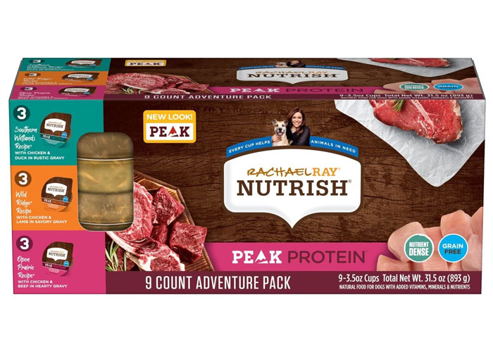 Rachael Ray Nutrish PEAK Grain-Free Adventure Variety Pack dog food