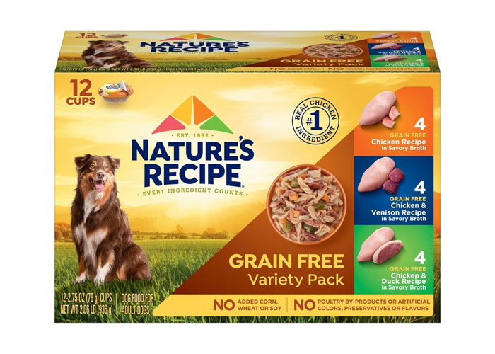 Nature's Recipe Variety Pack Grain-Free dog food